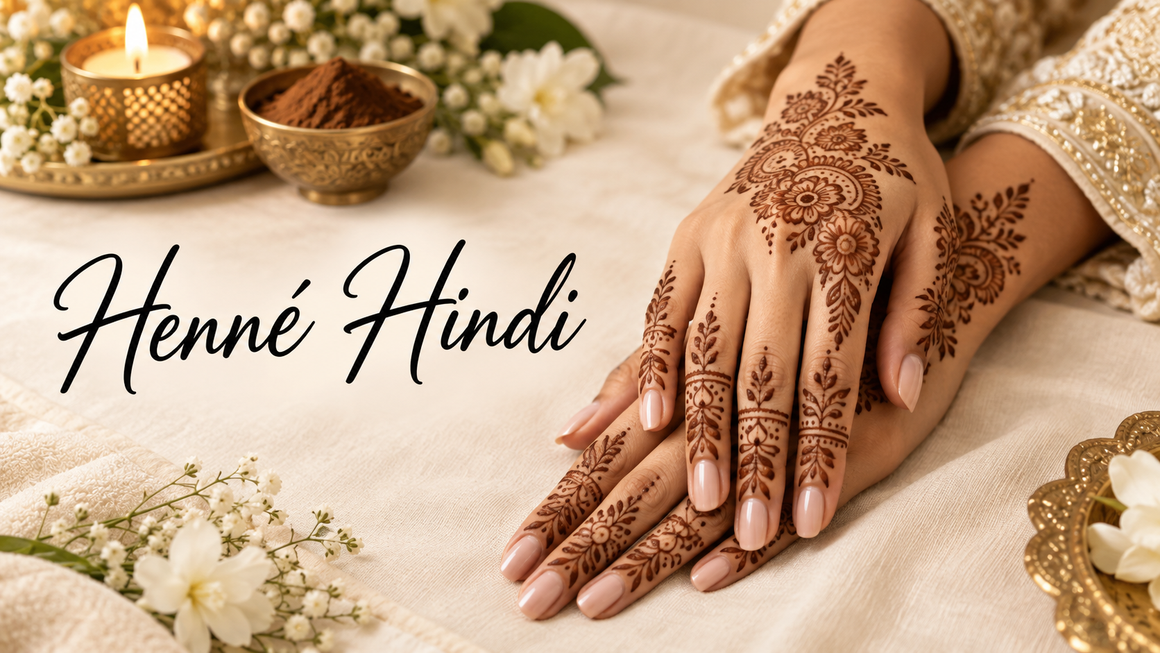 Henné Hindi pour mains et pieds